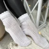 Białe Ażurowe Skarpety 13327-334-B|Modna Kiecka Fashion