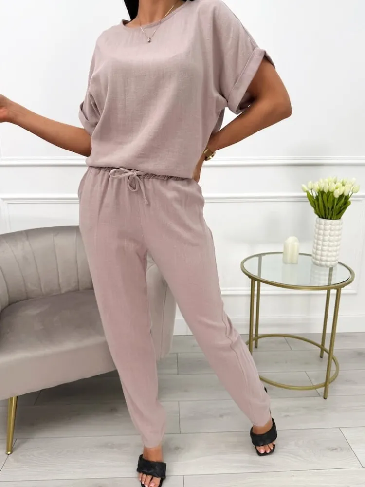 Cappuccino Komplet 10040-197-D|Modna Kiecka Fashion
