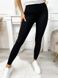 Czarne Legginsy 11729-329-A|Modna Kiecka Hot