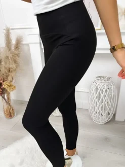 Czarne Legginsy 11729-329-A|Modna Kiecka Hot