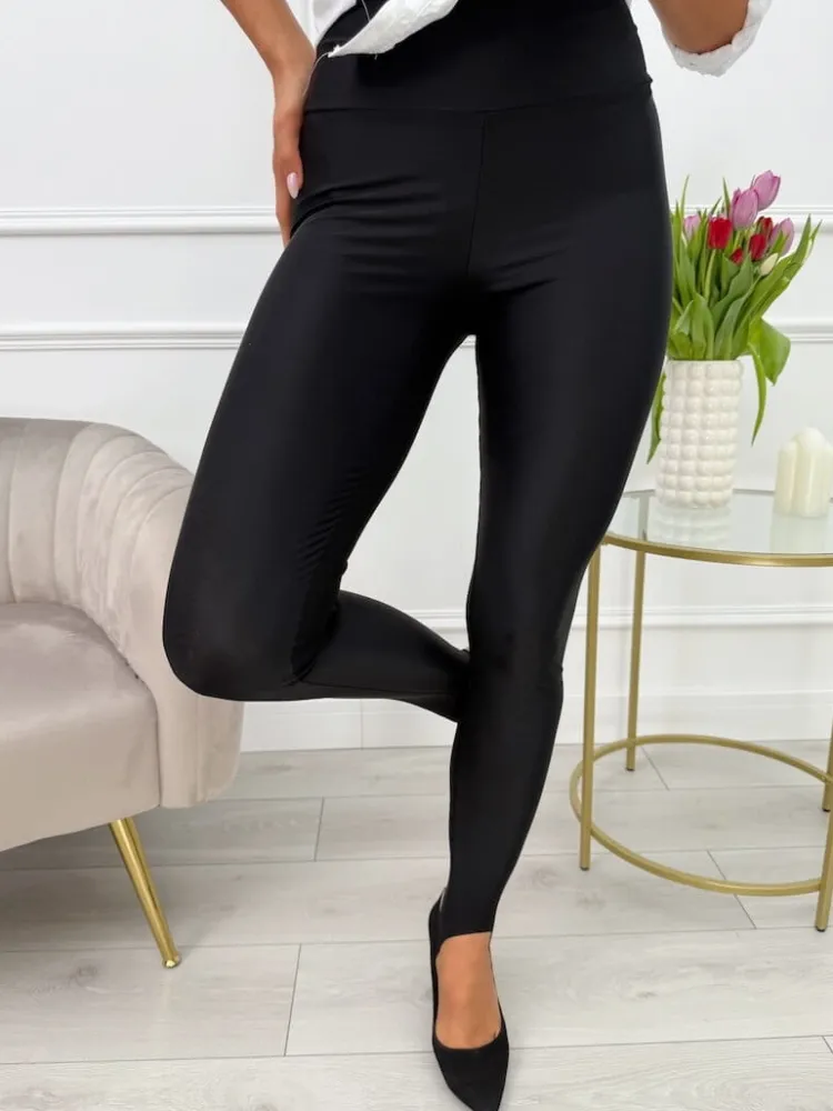 Czarne Legginsy 13628-261-Q|Modna Kiecka Discount