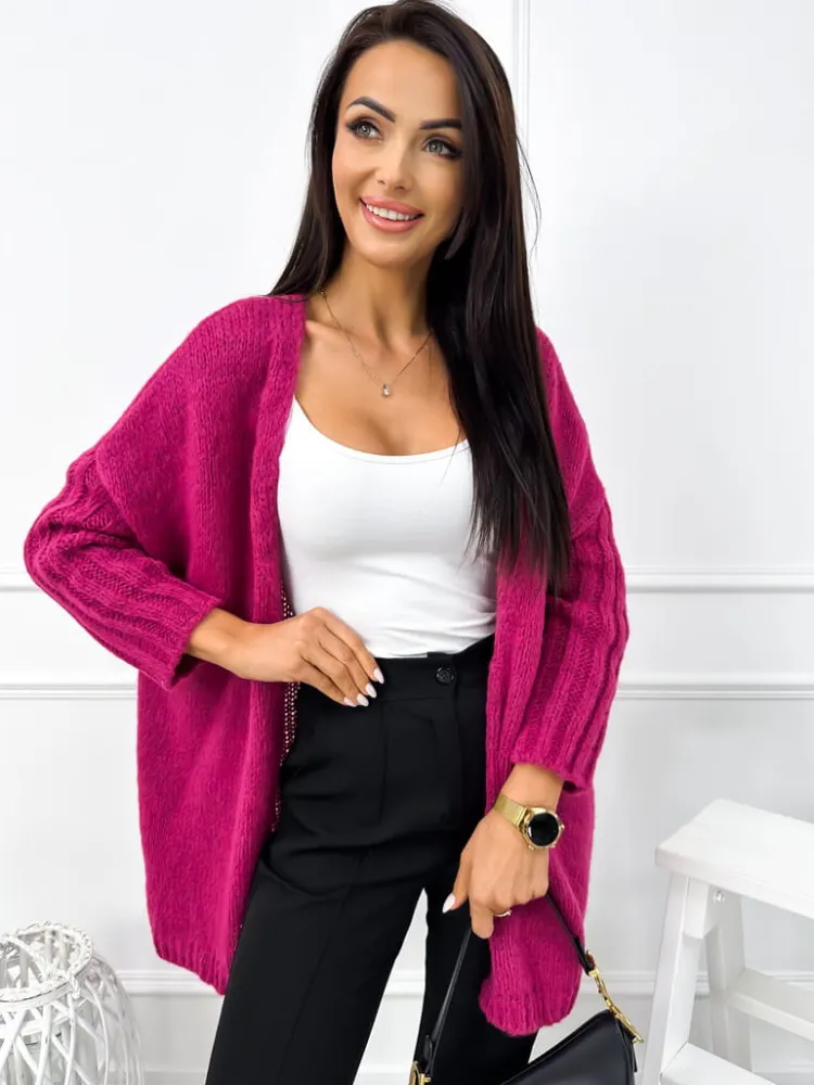Fuksjowy Sweterek 12882-73-C|Modna Kiecka Hot
