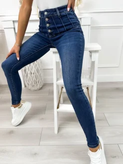 Jeansowe Spodnie 11734-58-Q|Modna Kiecka Outlet
