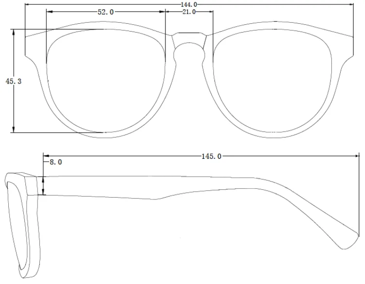 Kobaltowe Okulary Przeciwsłoneczne 10457-334-E|Modna Kiecka Fashion